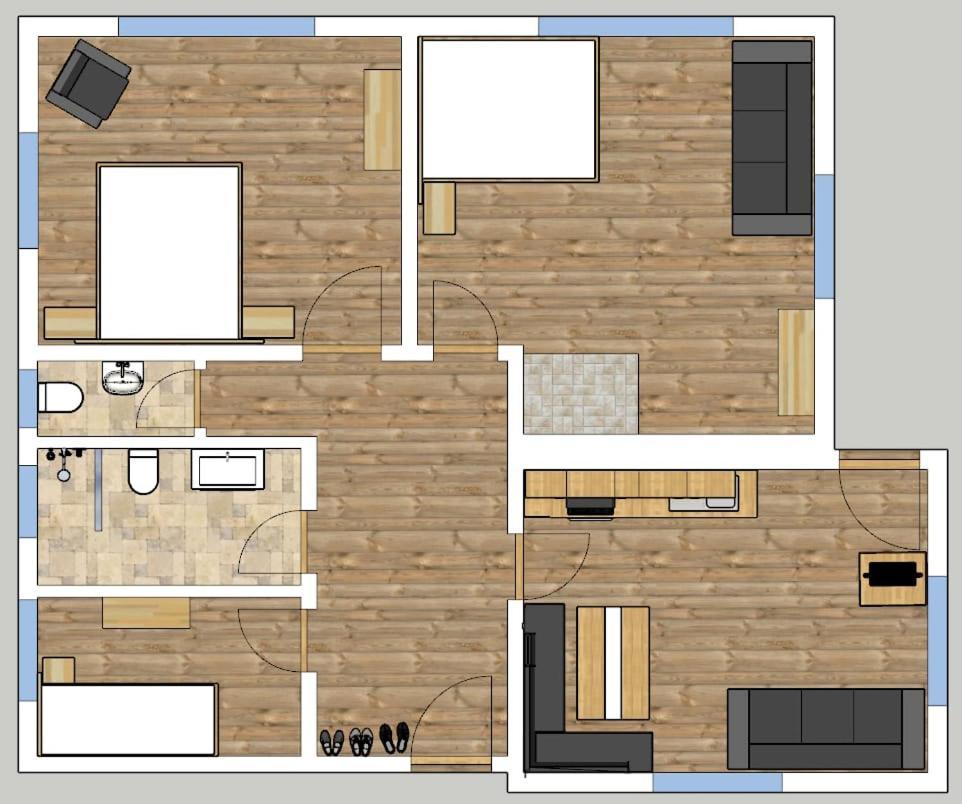 Alpenbauernhaus Konzett Schruns ห้อง รูปภาพ